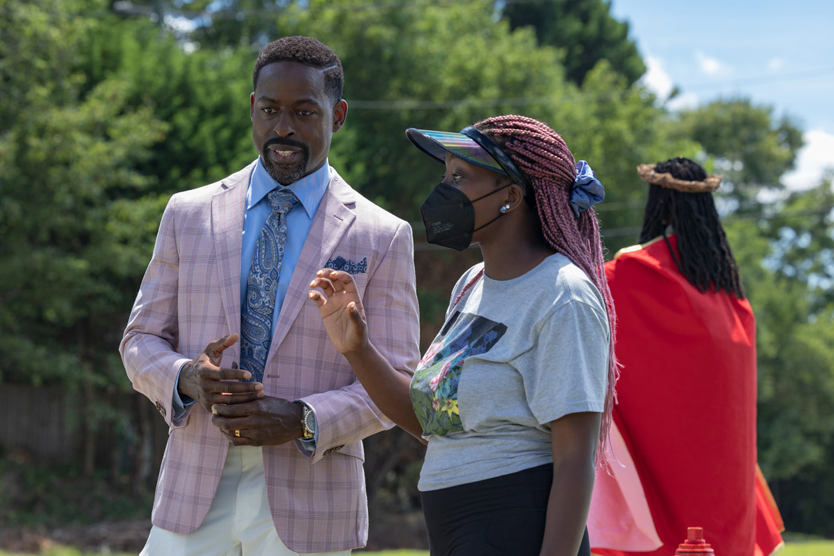 When it came to casting Trinitie's larger-than-life husband, Lee-Curtis  Childs, the journey to find the right actor to portray a charismatic pastor  ill at ease with himself, took a slightly more winding